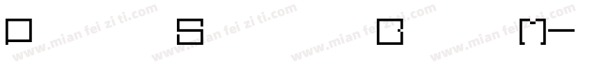 Pixel Square Bold M字体转换